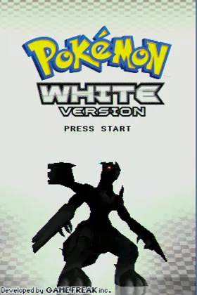 Pokemon - Version Blanche (France) (NDSi Enhanced) screen shot title